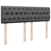 Boxspringbett mit Matratze Dunkelgrau 140x190 cm Stoff Produktbild-Vorschau 10