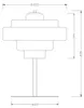 Tischlampe aus Metall und Glas Nova Braun ↑40 cm Produktbild-Vorschau 8