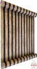 A roll of wallpaper with a wood-grain and black stripe pattern, shown partially unrolled. Anteprima dell’immagine prodotto