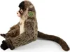 A plush toy monkey sitting on a white background. Produktbild-Vorschau