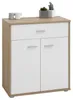 Kommode Sideboard Schrank TOMMY in Sonoma Eiche / weiß, Produktbild-Vorschau 4