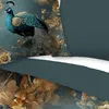 Duvet cover Pure 135x200 + 1* 80x80 cm - peacock with Produktbild-Vorschau 6