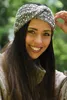 styleBREAKER Damen Strick Stirnband mit Perlen, Metallic Produktbild-Vorschau 2