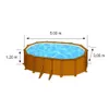 Piscine Ovale Acier Imitation Bois Piscine Ovale Acier Voir les images du produit 11