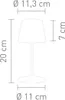 SOMPEX Seoul lampe de table, hauteur : 200 mm, blanc Voir les images du produit 3