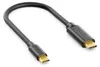 deleyCON 0,15m USB-C auf Micro-USB Kabel Ladekabel Produktbild-Vorschau 1