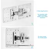 10-teiliges Reparaturplatten-Set fuer Schrankscharniere aus Produktbild-Vorschau 6