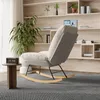 CDGlobal Fauteuil à bascule, Fauteuil à bascule moderne Voir les images du produit 8