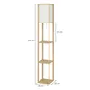 Lampe sur pied Puluomis, 3 niveaux, éclairage intérieur E27 Voir les images du produit 4