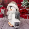 Figurka dekoracyjna pingwin z latarnią 35 cm Solis Decor Podgląd zdjęcia produktu 3