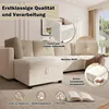 Modułowa sofa w kształcie litery U Merax z schowkiem, Podgląd zdjęcia produktu 7