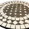 Mosaik Tisch Balkontisch Gartentisch rund Ø60xH70 cm Anthrazit /Grau Produktbild-Vorschau