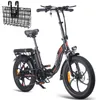 F20 E Bike Faltrad 20 Zoll Fat Bike 250 W 25 km/h, City Produktbild-Vorschau 1