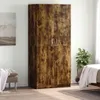 vidaXL Armoire chêne fumé 90x52x200 cm Bois composite Voir les images du produit 2