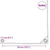vidaXL Plandeka 650 g/m² 4x6 m Podgląd zdjęcia produktu 5