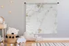 MuchoWow® Wandteppich Wandbehang Marmor - Gold - Weiß Produktbild-Vorschau 4