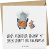 Mr. & Mrs. Panda Grußkarte Ungewissheit akzeptieren - Weiß Produktbild-Vorschau 1