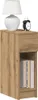 A bedside table with a lamp and an alarm clock on top, and books on the shelf. Podgląd zdjęcia produktu