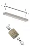 LUXOLAR - LED Deckenleuchte 4-flammig Creme/Gold E27 60W - Produktbild-Vorschau 8