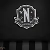 Mercoledì Zaino Nevermore Academy Nero Anteprima dell’immagine prodotto 10