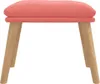 vidaXL Podnožka růžová 45x29,5x35 cm Velvet Náhled obrázku produktu 3