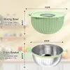 Salatschleudern mit Deckel Rotierender Abflusskorb Produktbild-Vorschau 7