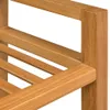 vidaXL Schuhregal mit 2 Etagen 50x27x40 cm Massivholz Eiche Produktbild-Vorschau 9