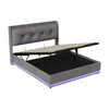 INONEFT Boxspringbett Polsterbett 160x200 mit LED und Produktbild-Vorschau 10