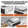 VEVOR Komerčný vaflovač 1550 W nepriľnavý vaflovač z Náhľad obrázku produktu 5