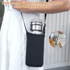 2 Stück Trinkflasche Glas 750ml + 1000ml mit Neoprenhülle, Produktbild-Vorschau 6