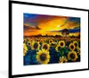 MuchoWow® Gerahmtes Poster Gemälde - Ölfarbe - Blumen - Produktbild-Vorschau 1