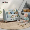 WOLTU Kinderregal Bücherregal für Kinder, Spielzeugregal Produktbild-Vorschau 2