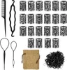 24 Stücke Bartperle Wikinger Rune Bart Perlen 10*13mm 400 Produktbild-Vorschau 1