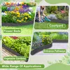 XMTECH Bordure de pelouse 5m Palissade de jardin aspect Voir les images du produit 7