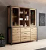 Büffetschrank SONJA – Taurus-Eiche / Schwarz Produktbild-Vorschau 1