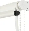A close-up view of a white retractable awning mechanism, showing the roller, the fabric, and the pull chain. Náhľad obrázku produktu
