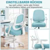 HOFFREE Ergonomischer Kinder Schreibtischstuhl Blau, Produktbild-Vorschau 9
