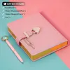 Tagebuch mit Schloss und Schlüssel Diamant-Stift, B6 Produktbild-Vorschau 2