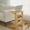 Table d'appoint forme C, 50x35x63 cm, salon canapé Voir les images du produit 2