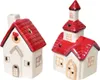 Chiesa da 16 cm e casa da 13 cm in Vetroceramica con Anteprima dell’immagine prodotto 2
