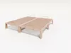 Gigapur G56 Massivholz-Bett 190x200 cm – Kiefer Natur Produktbild-Vorschau 2