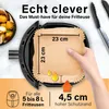 GOURMETmaxx Barquettes en papier sulfurisé pour friteuse à Voir les images du produit 6