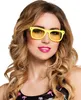 Gelbe Brille der 80er Jahre neongelb mit Gläsern in gelb Produktbild-Vorschau 1