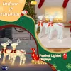 LEADZM 2-teiliges Weihnachtsbeleuchtung Rentier mit Produktbild-Vorschau 2