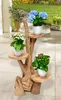 Teak Blumenständer Blumenpodest Pflanzentreppe Ständer Produktbild-Vorschau 8