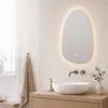 Relaxdays, miroir de salle de bain en forme d'arche, 80x52 Voir les images du produit 6