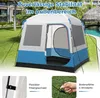 Tente COSTWAY pour 5 personnes, tente de camping avec Voir les images du produit 6