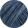 A close-up view of blue yarn with varying shades of blue and gray. Produktbild-Vorschau