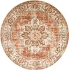 Volero - Teppich Vintage Rund - Spring Medaillon Terracotta Produktbild-Vorschau 8