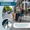 Invalidný vozík skladací Mobiclinic s vlastným pohonom Náhľad obrázku produktu 11